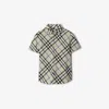 BURBERRY BURBERRY CHILDRENS CHECK COTTON SHIRT