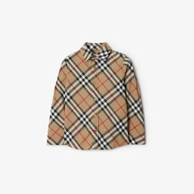 BURBERRY BURBERRY CHILDRENS CHECK COTTON SHIRT