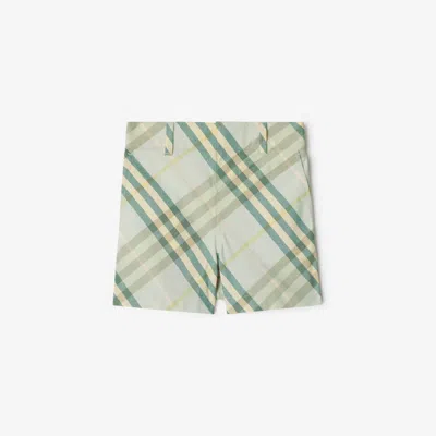 BURBERRY BURBERRY CHILDRENS CHECK COTTON SHORTS