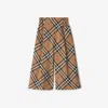 Burberry Checked Cotton Trousers