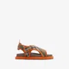 Burberry Childrens Check Knit Sandals