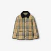 Burberry Check Quilted Nylon Barn Milo Jacket