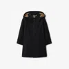 Burberry Cotton Hooded Car Coat