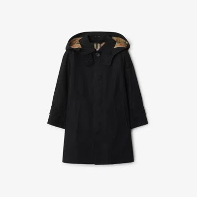 BURBERRY BURBERRY CHILDRENS COTTON HOODED CAR COAT