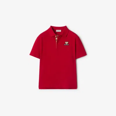 BURBERRY BURBERRY CHILDRENS COTTON POLO SHIRT