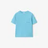 Burberry Childrens Cotton T-shirt In Lizard