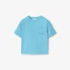Burberry Childrens Cotton T-shirt In Lizard