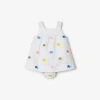 BURBERRY BURBERRY CHILDRENS EKD COTTON DRESS WITH BLOOMERS