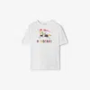 Burberry Ekd Cotton T-shirt In White