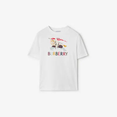 BURBERRY BURBERRY CHILDRENS EKD COTTON T-SHIRT