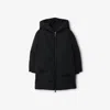 Burberry Kids Down-filled Ekd Puffer Jacket (3-14 Years) In Black