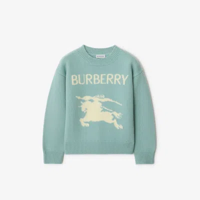 BURBERRY BURBERRY CHILDRENS EKD WOOL CASHMERE SWEATER
