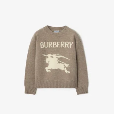 BURBERRY BURBERRY CHILDRENS EKD WOOL CASHMERE SWEATER