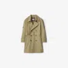 Burberry Belted Trench Coat In Hunter