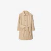 BURBERRY BURBERRY CHILDRENS NYLON COTTON CAR COAT