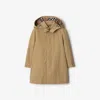 Burberry Kids'  Childrens Nylon Cotton Car Coat In Sand
