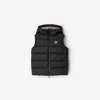 Burberry Kid Boy Puffer In Black