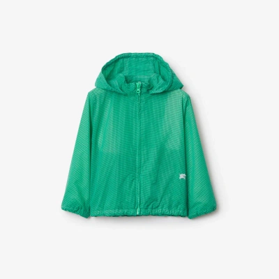 Burberry Kids'  Childrens Nylon Jacket In Bright Jade