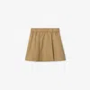 Burberry Pleated Skirt In Sand