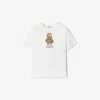 Burberry Puffer Bear Cotton T-shirt In White