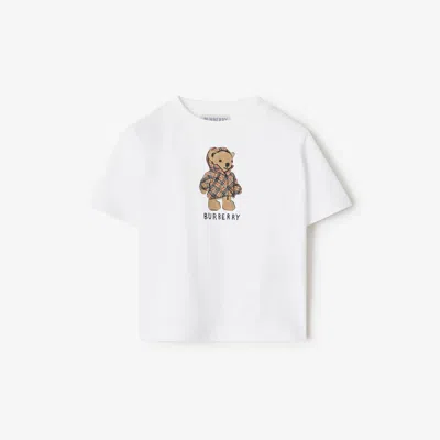 BURBERRY BURBERRY CHILDRENS PUFFER BEAR COTTON T-SHIRT