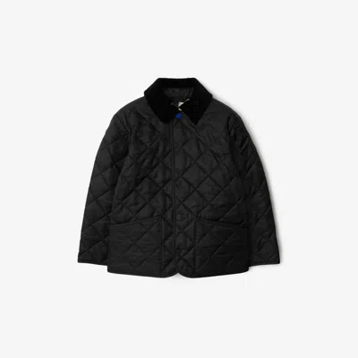 Burberry Kids' Quilted Barn Jacket In Black