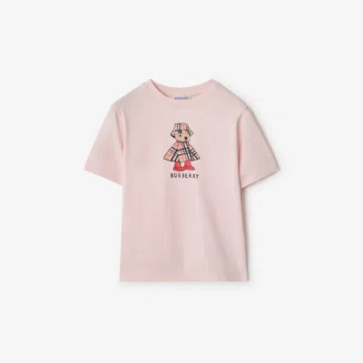 BURBERRY BURBERRY CHILDRENS RAINY DAY BEAR COTTON T-SHIRT
