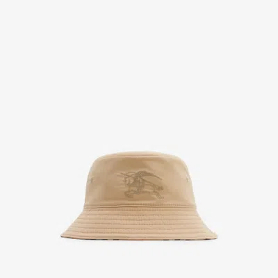 Burberry Kids'  Childrens Reversible Cotton Blend Bucket Hat In Sand