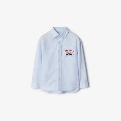 BURBERRY BURBERRY CHILDRENS STRIPED COTTON OXFORD SHIRT