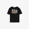 Burberry Thomas Bear And Friends Cotton T-shirt In Black