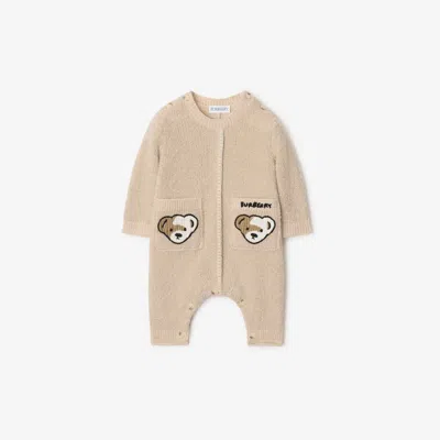 Burberry Childrens Thomas Bear Cotton Blend Jumpsuit