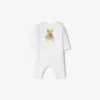 Burberry Childrens Thomas Bear Cotton Jumpsuit