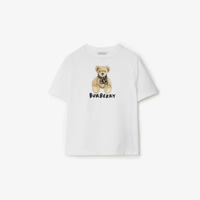 BURBERRY BURBERRY CHILDRENS THOMAS BEAR COTTON T-SHIRT