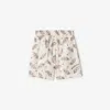 Burberry Childrens Umbrella Cotton Shorts In Multi