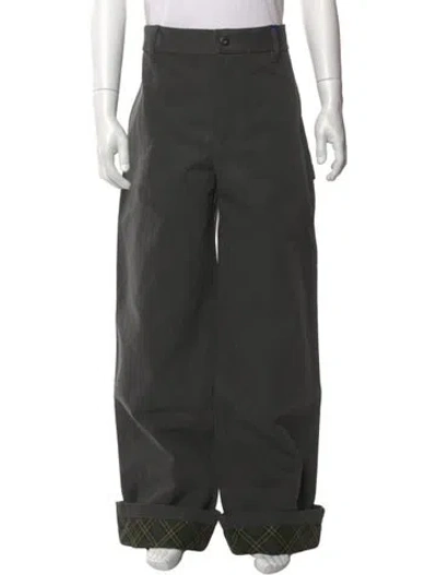Pre-owned Burberry Chinos In Green