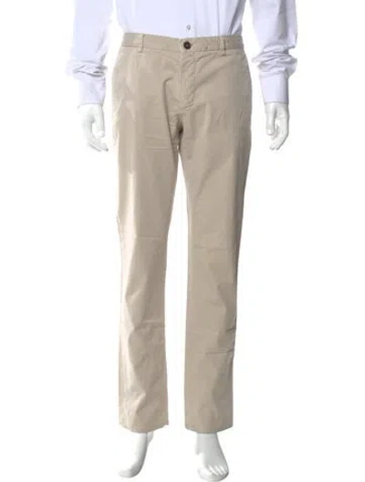 Pre-owned Burberry Chinos In Neutral