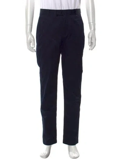 Pre-owned Burberry Chinos W/ Tags In Blue