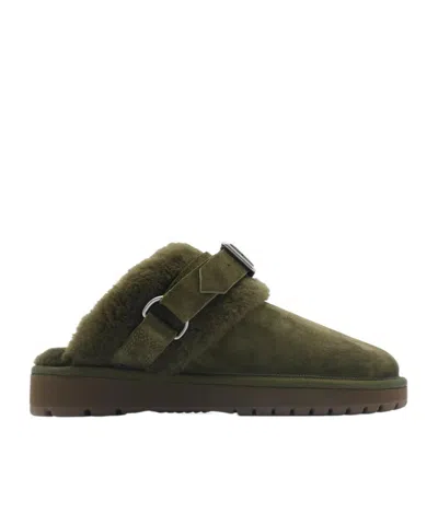 BURBERRY BURBERRY CHUBBY BUCKLE STRAP LOW SLIPPERS