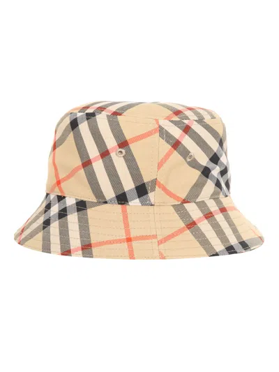 Burberry Chw Hats In Beige