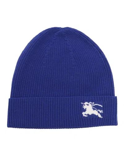Burberry Chw Hats In Blue