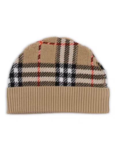Burberry Chw Hats In Brown