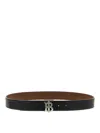 Burberry Adjustable Reversible Belt Smooth Finish In Multicolour