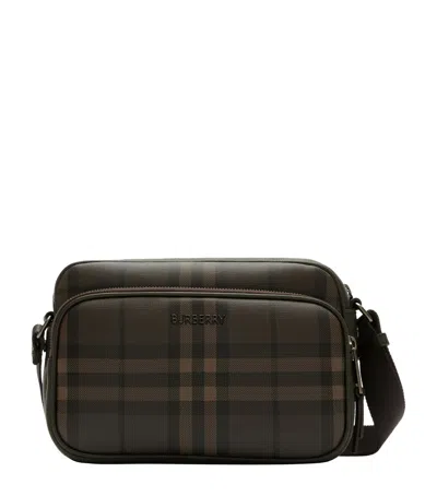 Burberry City Check Cross-body Bag In Brown