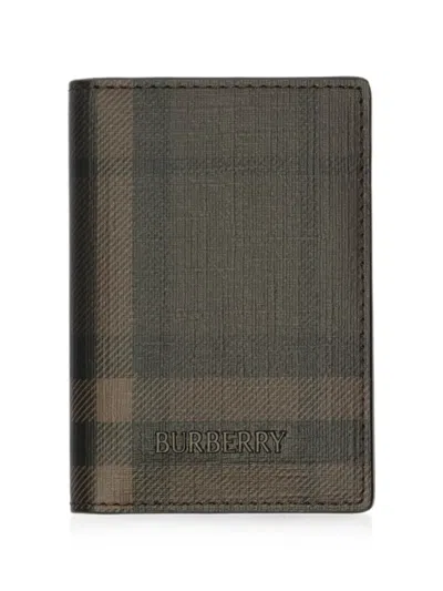 Burberry City Check Kartenetui Mit Klappe In Brown