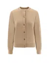 Burberry Clara Cashmere Blend Cardigan In Multi