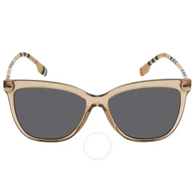Burberry Clare Grey Cat Eye Ladies Sunglasses Be4308 385687 56