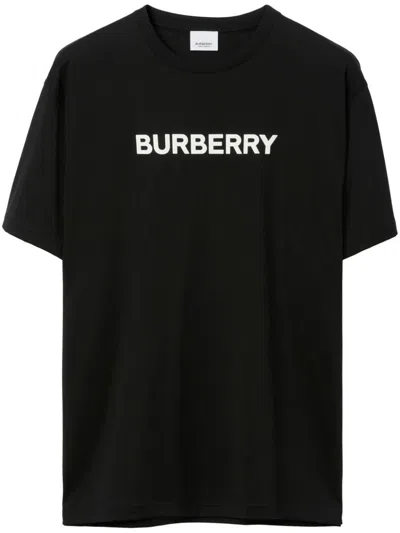 Burberry Classic Black Men's Cotton T-shirt For Ss24