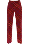 BURBERRY CLASSIC CHECK WOOL PANTS FOR SOPHISTICATED WOMEN