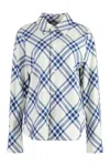 BURBERRY CLASSIC CHECKERED FLANNEL SHIRT FOR WOMEN | FALL/WINTER 2024