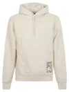 Burberry Men Logo Patch Hooded Sweatshirt